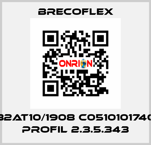 32AT10/1908 C0510101740 Profil 2.3.5.343 Brecoflex