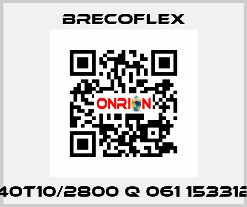 40T10/2800 Q 061 153312 Brecoflex