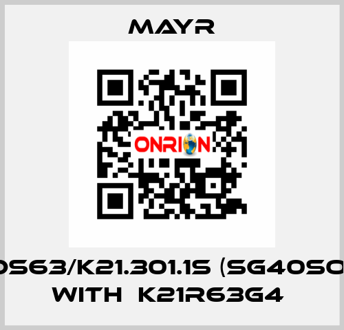 DS63/K21.301.1S (SG40SO) with  K21R63G4  Mayr