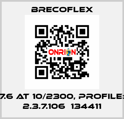7.6 AT 10/2300, PROFILE: 2.3.7.106  134411 Brecoflex