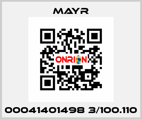 00041401498 3/100.110 Mayr