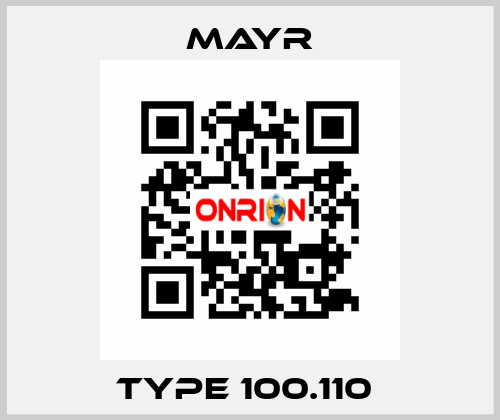 Type 100.110  Mayr