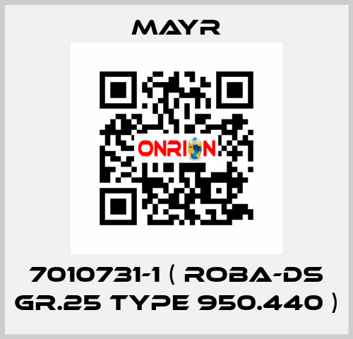 7010731-1 ( ROBA-DS Gr.25 Type 950.440 ) Mayr