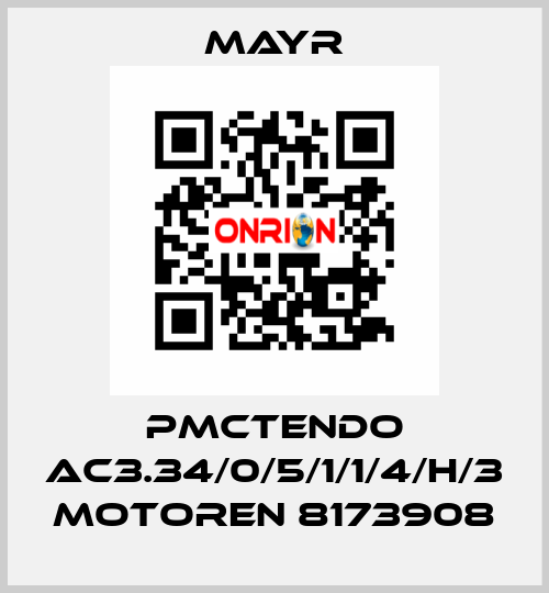 PMCTENDO AC3.34/0/5/1/1/4/H/3 MOTOREN 8173908 Mayr