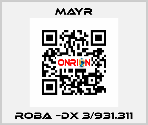 Roba –DX 3/931.311 Mayr