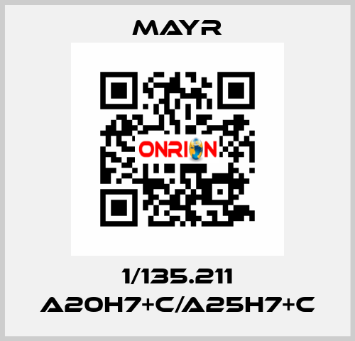 1/135.211 A20H7+C/A25H7+C Mayr