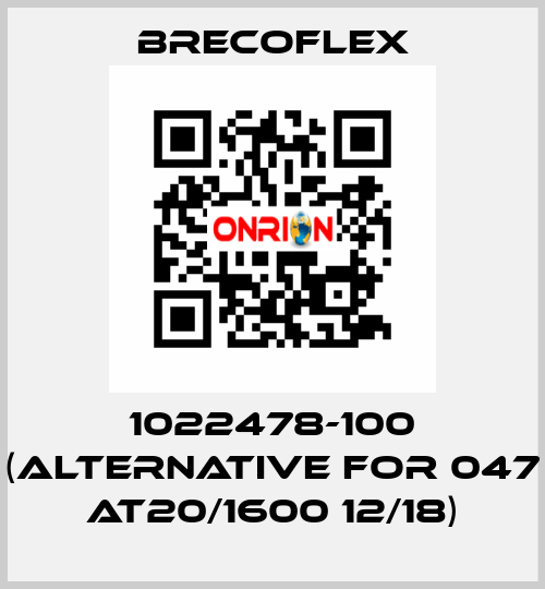 1022478-100 (alternative for 047 AT20/1600 12/18) Brecoflex