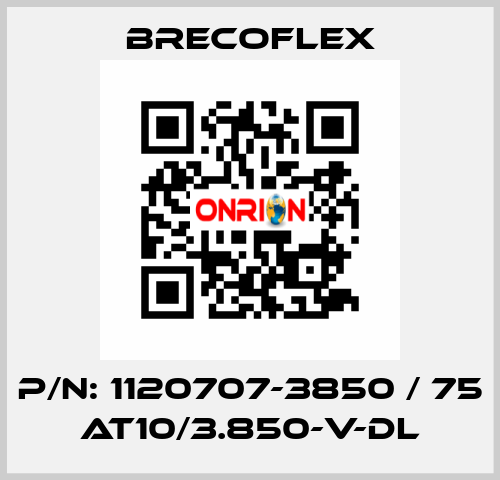 P/N: 1120707-3850 / 75 AT10/3.850-V-DL Brecoflex