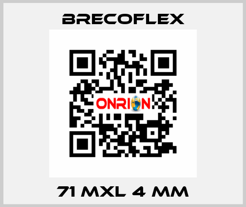 71 MXL 4 mm Brecoflex