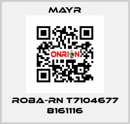 ROBA-RN T7104677 8161116 Mayr