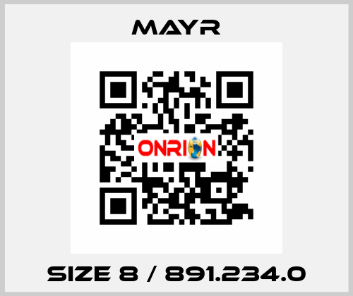 Size 8 / 891.234.0 Mayr