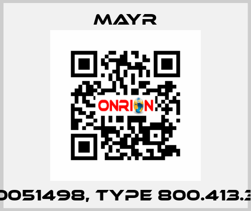 0051498, Type 800.413.3 Mayr