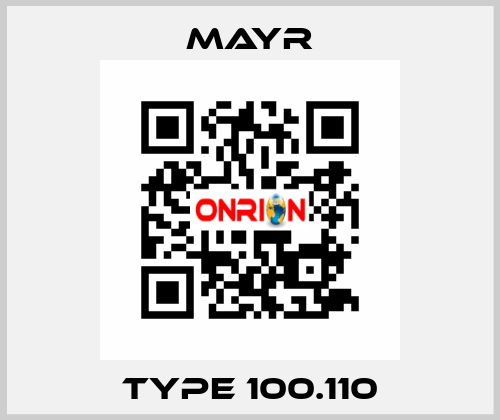 Type 100.110 Mayr