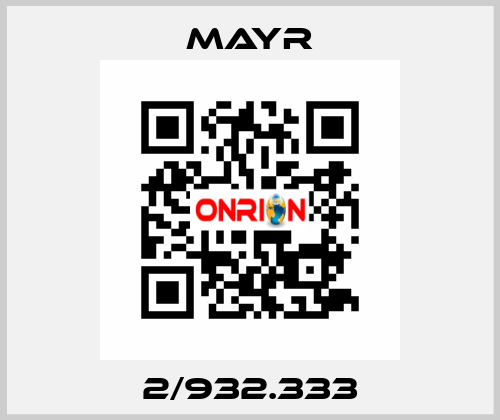2/932.333 Mayr
