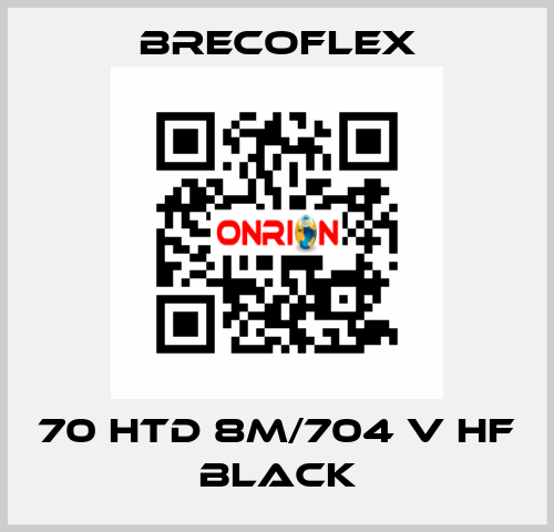 70 HTD 8M/704 V HF Black Brecoflex