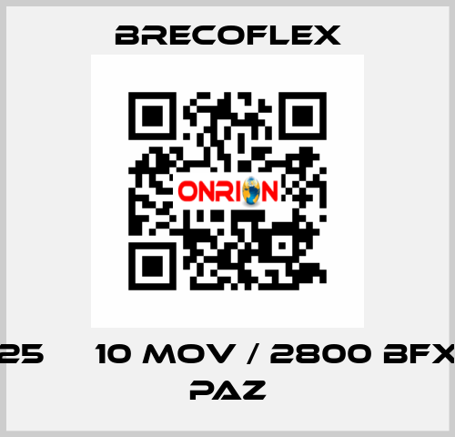 25 АТ10 MOV / 2800 BFX PAZ Brecoflex