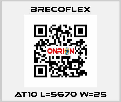 At10 L=5670 W=25 Brecoflex