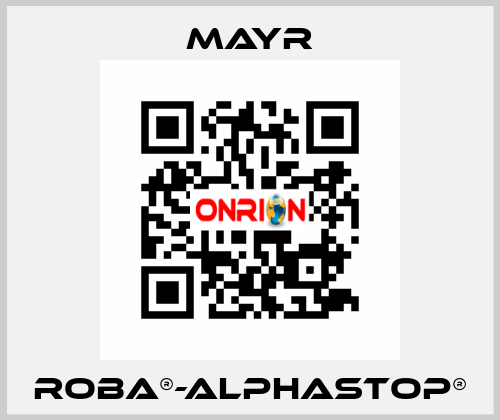 ROBA®-alphastop® Mayr