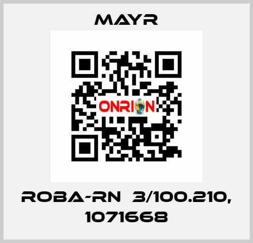 ROBA-RN  3/100.210, 1071668 Mayr