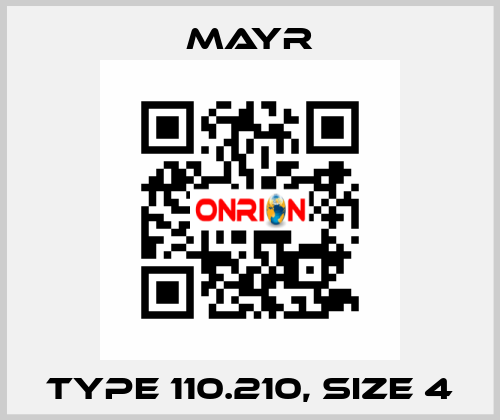 Type 110.210, Size 4 Mayr