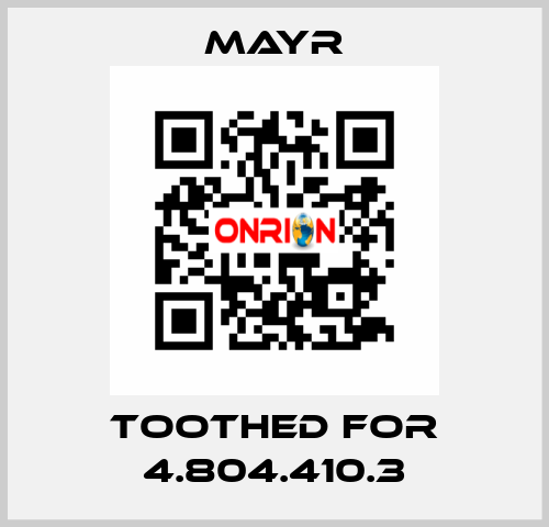 toothed for 4.804.410.3 Mayr