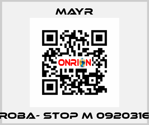 ROBA- stop M 0920316 Mayr