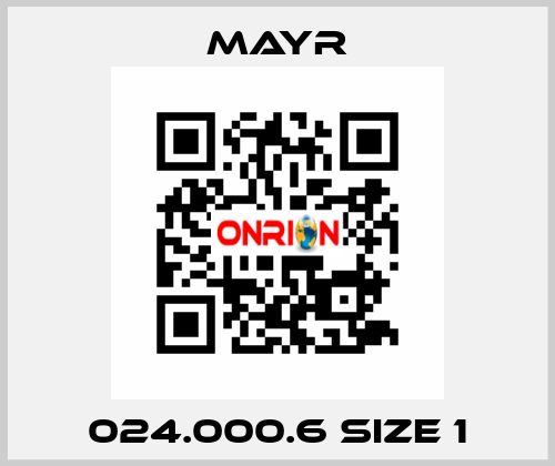 024.000.6 size 1 Mayr