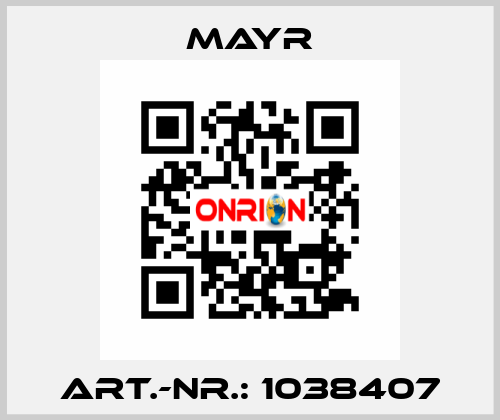 Art.-Nr.: 1038407 Mayr