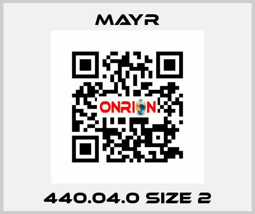 440.04.0 size 2 Mayr
