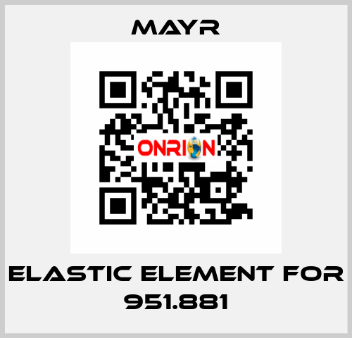 Elastic element for 951.881 Mayr