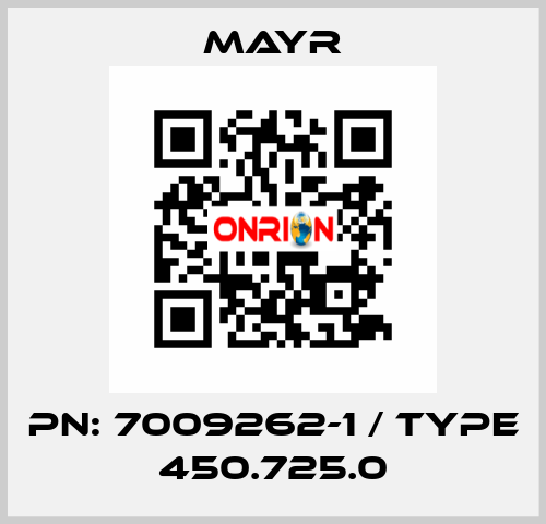 PN: 7009262-1 / Type 450.725.0 Mayr