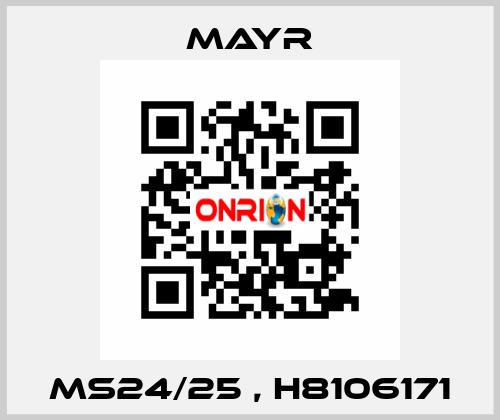 MS24/25 , H8106171 Mayr