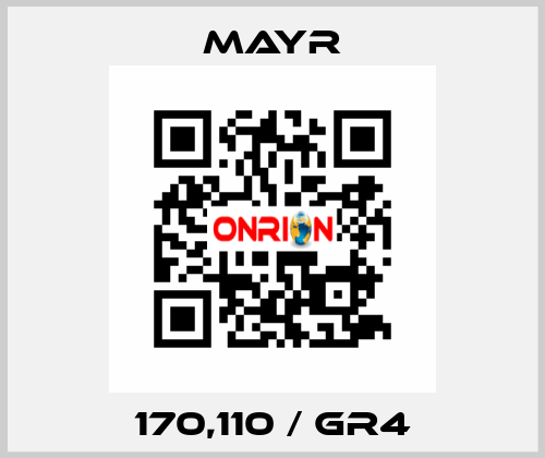 170,110 / GR4 Mayr