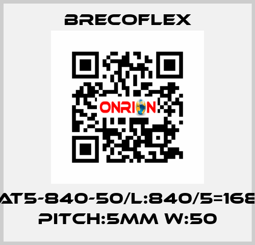 AT5-840-50/L:840/5=168 Pitch:5mm W:50 Brecoflex