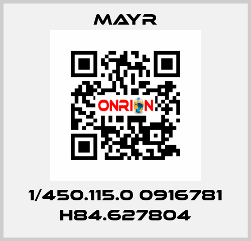 1/450.115.0 0916781 H84.627804 Mayr