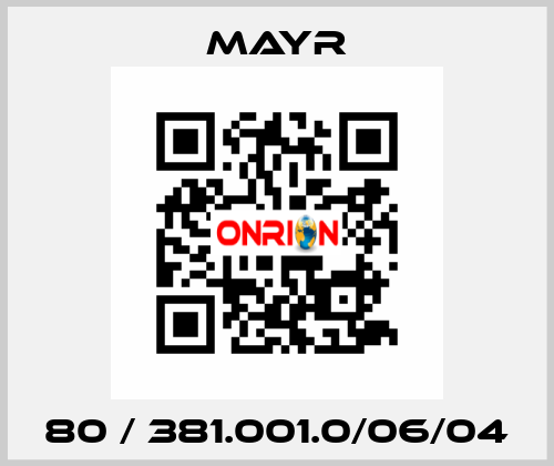 80 / 381.001.0/06/04 Mayr