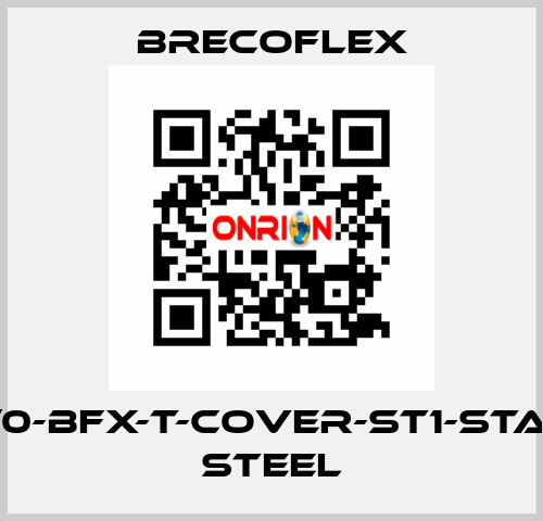16AT10/0-BFX-T-COVER-ST1-STAINLESS STEEL Brecoflex