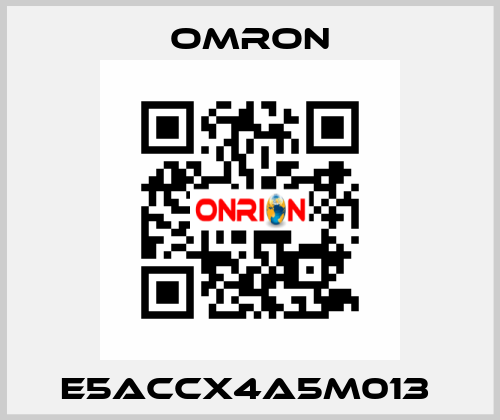 E5ACCX4A5M013  Omron