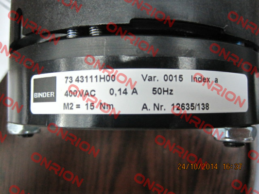 73 43111H00 0010 Binder