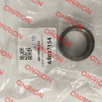 Sleeve old  code 4810004259/ new code 481004252 Varisco pumps