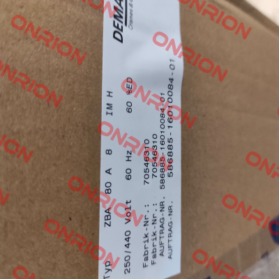 ZBA 80 A 8 B007 H 1 Demag