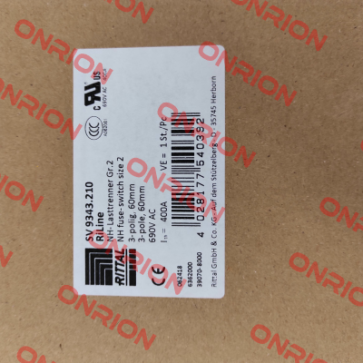 SV 9343.210 Rittal