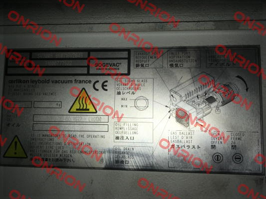 960716V2048 , SV300 B  Leybold