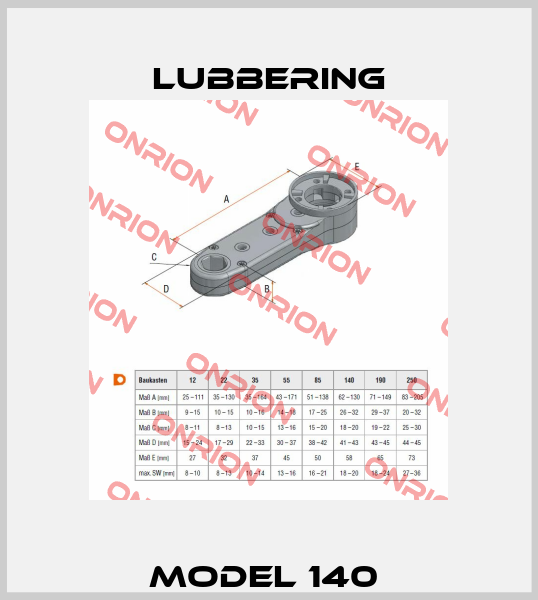 Lubbering-Model 140  price