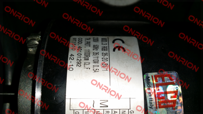 3RGB35.20.3V/1 "MT1510" *40101292* Elco
