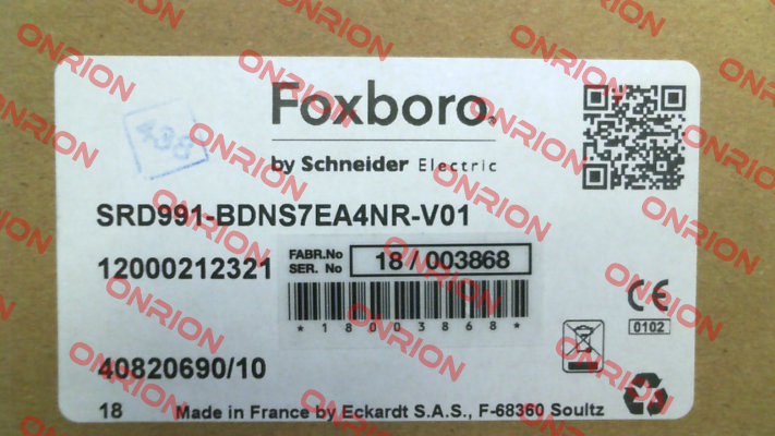 SRD991-BDNS7EA4NR-V01 Foxboro