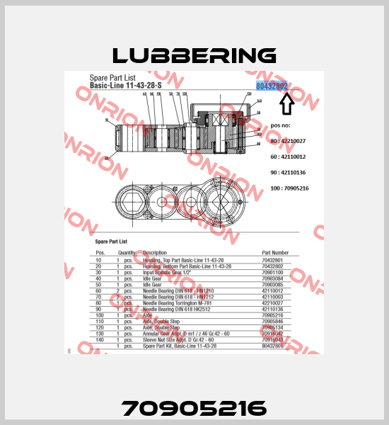 Lubbering-70905216 price