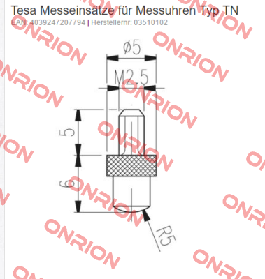 P/N: 03510102 Type: TN 11 W  Tesa